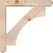 Ekena Millwork Westlake Craftsman Smooth Bracket w/ Offset Brace, Douglas Fir, 5 1/2"W x 32"D x 32"H BKT0604X32X32WTL04SDF - alternate 2